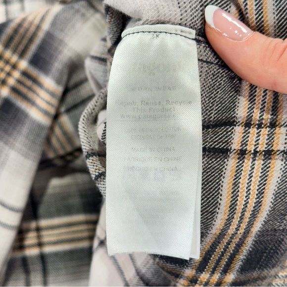 Patagonia mens flannel button up organic cotton plaid medium - Picture 4 of 11